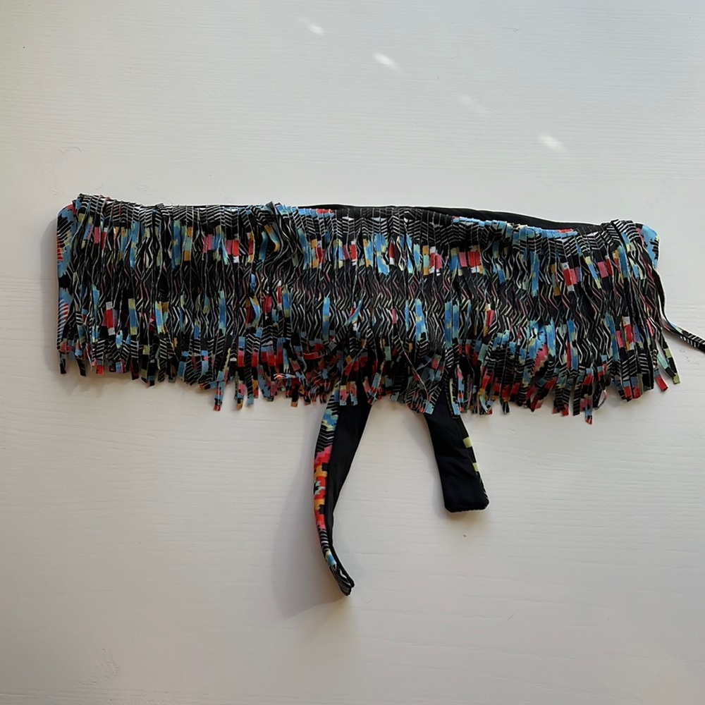 LSpace fringe bikini top size M